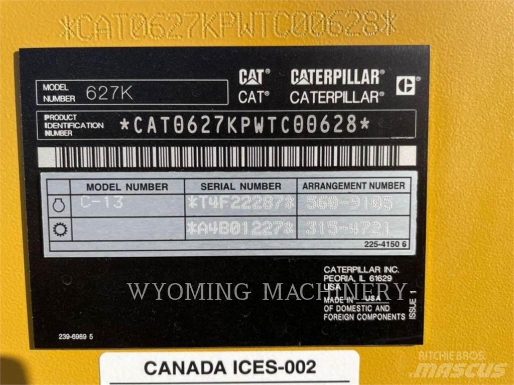 CAT 627K Skrejpry