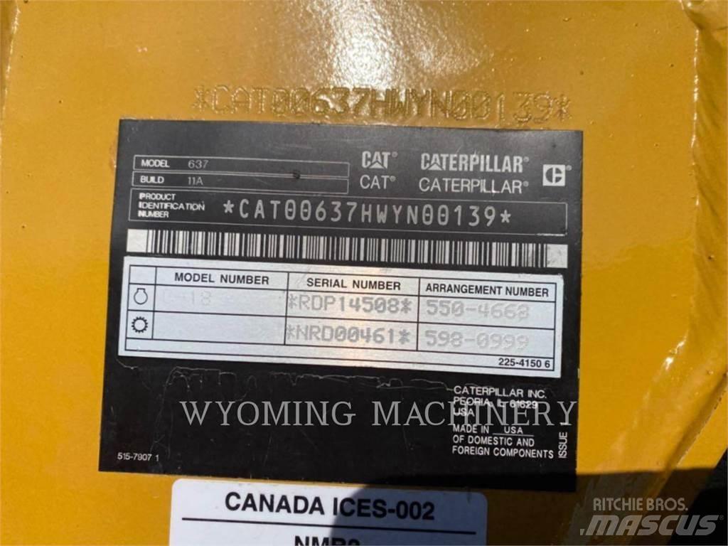 CAT 637 Skrejpry