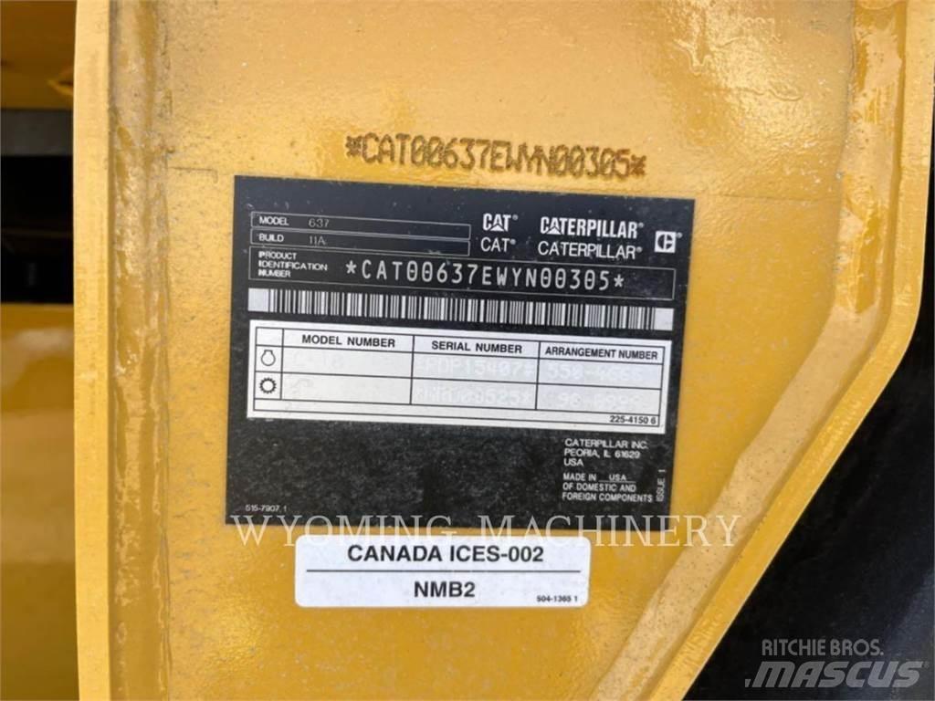 CAT 637 Skrejpry