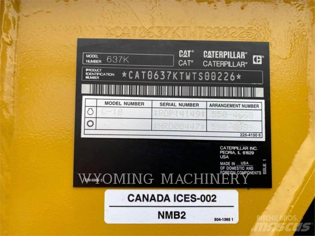 CAT 637K Skrejpry