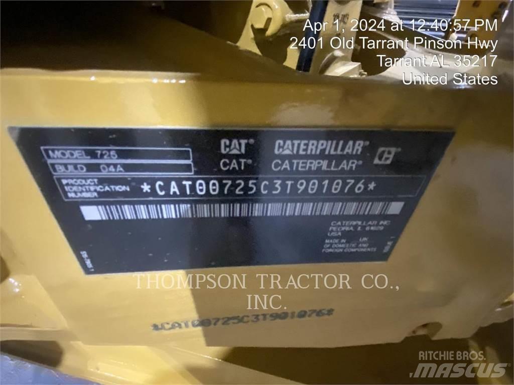CAT 725 Kloubové dempry