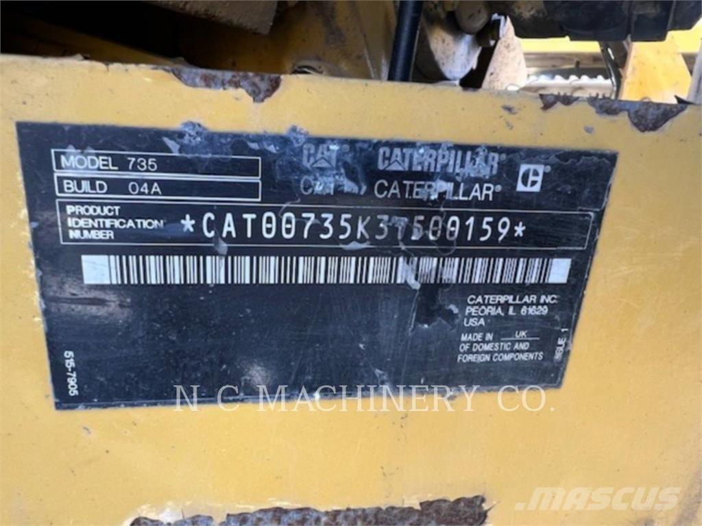 CAT 735 Kloubové dempry