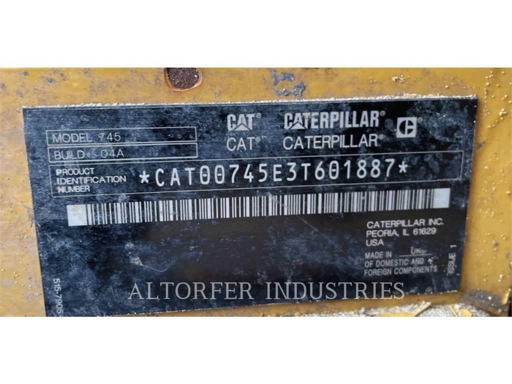 CAT 745 Kloubové dempry
