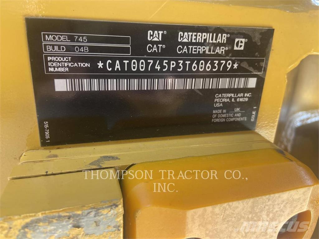 CAT 745 Kloubové dempry
