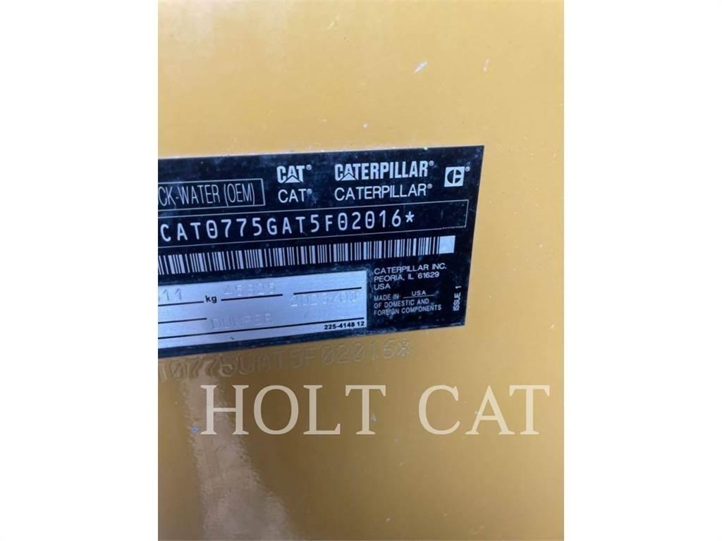 CAT 775G Kloubové dempry