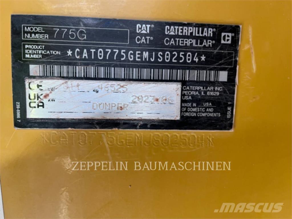 CAT 775G Kloubové dempry