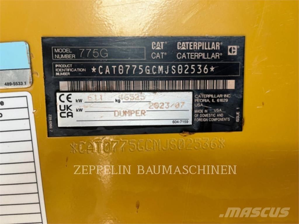 CAT 775G Kloubové dempry