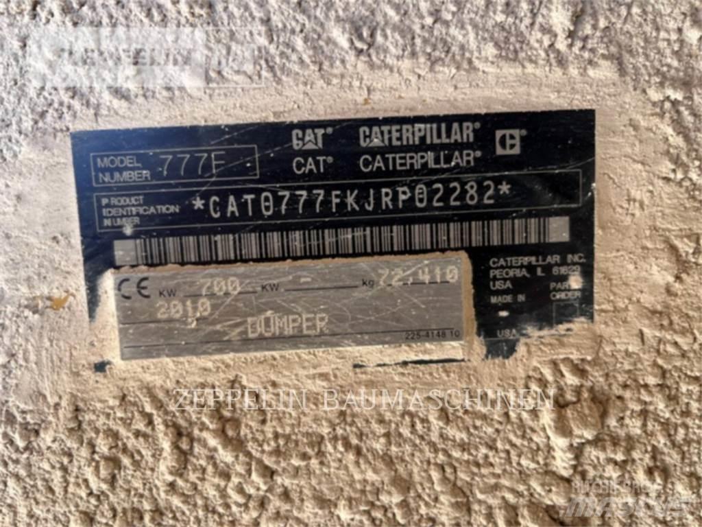 CAT 777F Kloubové dempry
