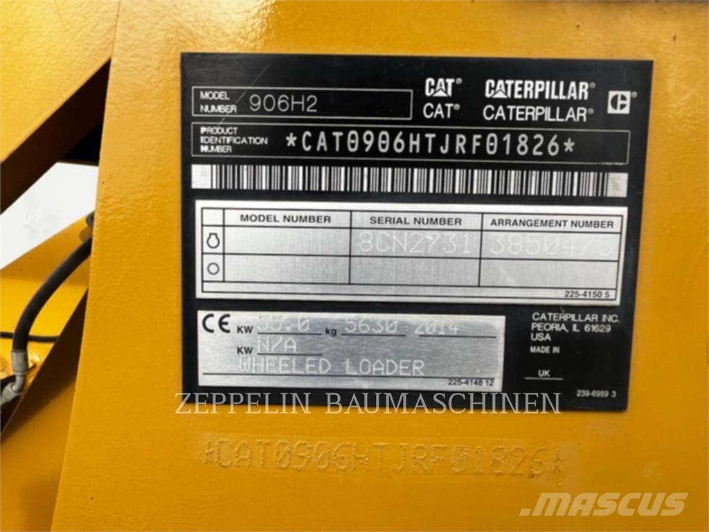 CAT 906H Kolové nakladače