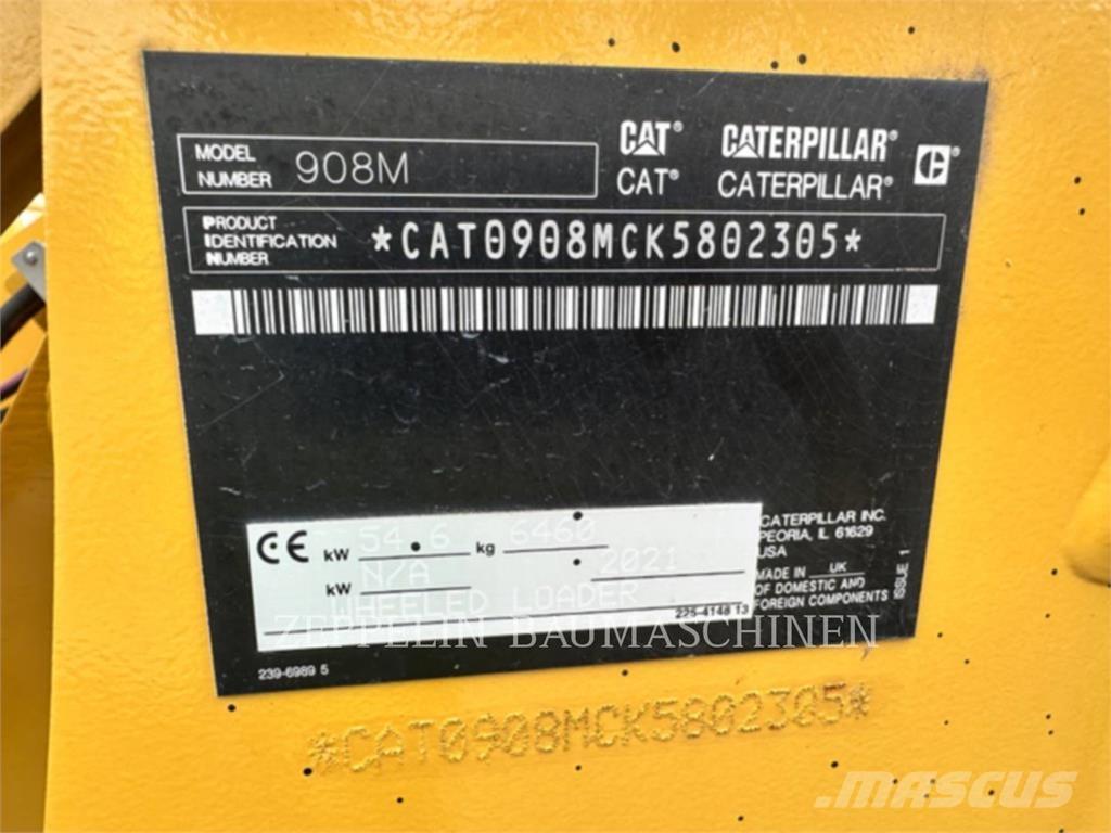 CAT 908M Kolové nakladače