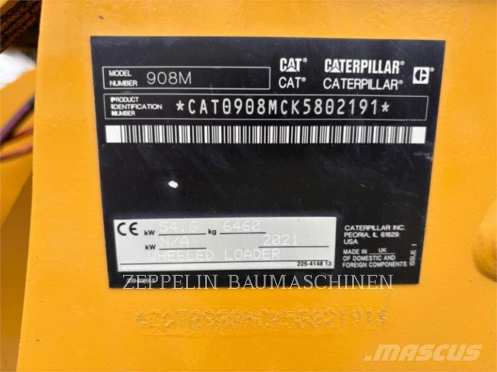 CAT 908M Kolové nakladače