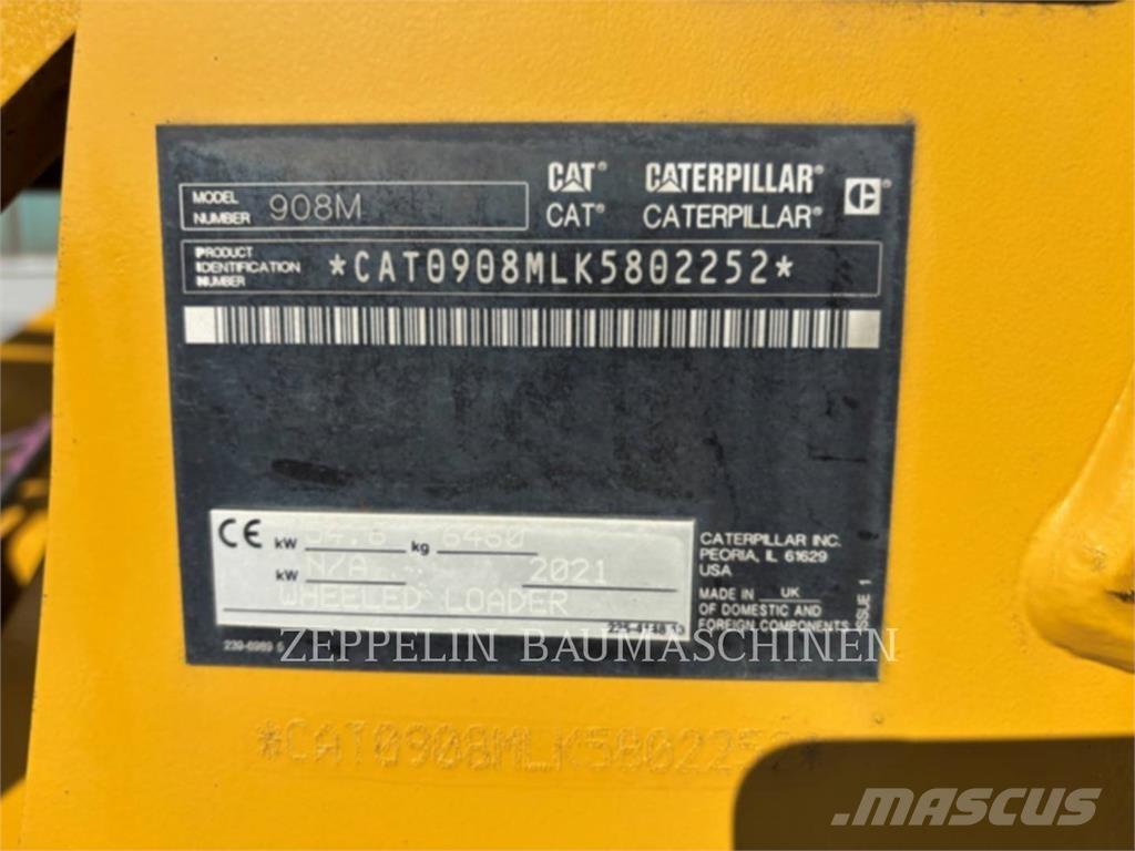CAT 908M Kolové nakladače