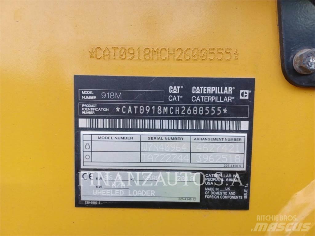 CAT 918M Kolové nakladače