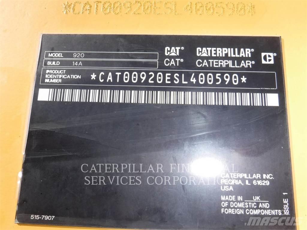 CAT 920-14 Kolové nakladače