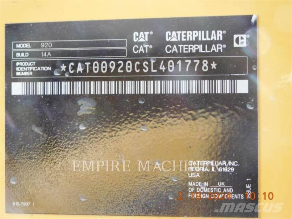 CAT 920-14 FC Kolové nakladače