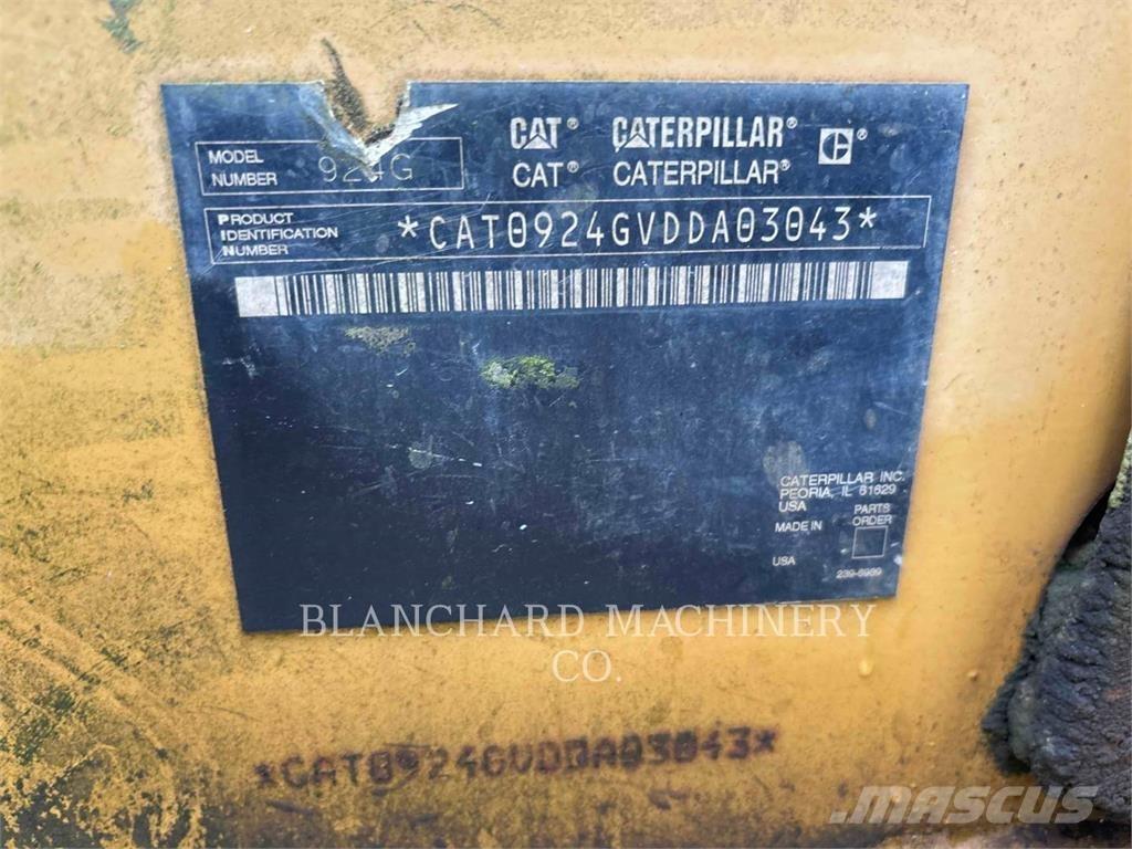CAT 924G Kolové nakladače