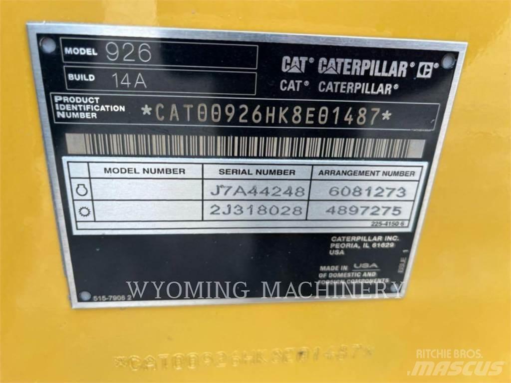 CAT 926 Kolové nakladače