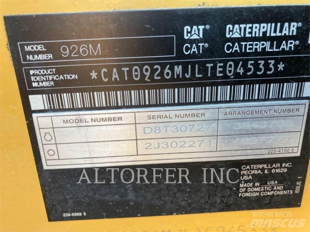 CAT 926M Kolové nakladače
