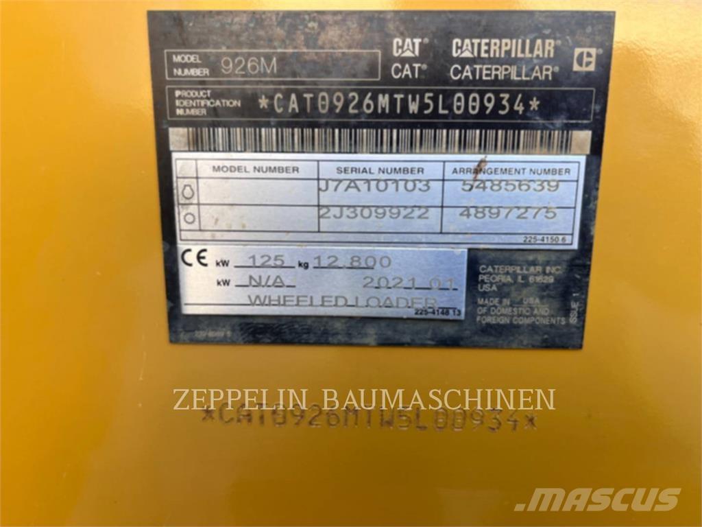 CAT 926M Kolové nakladače