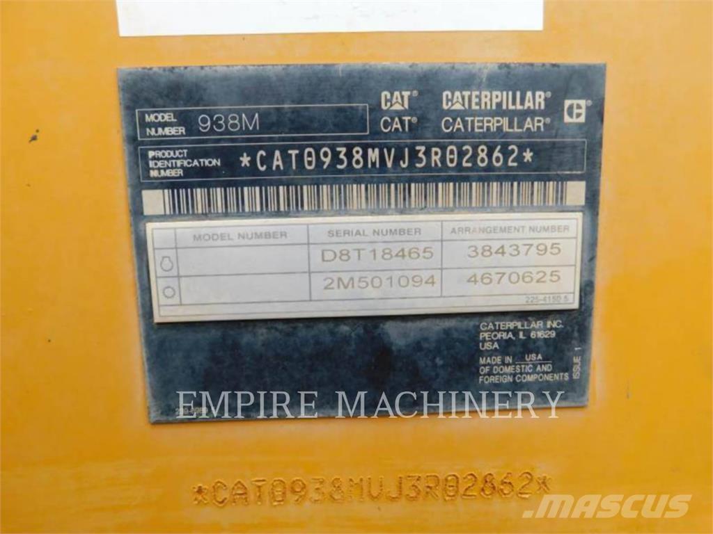 CAT 938M FC Kolové nakladače