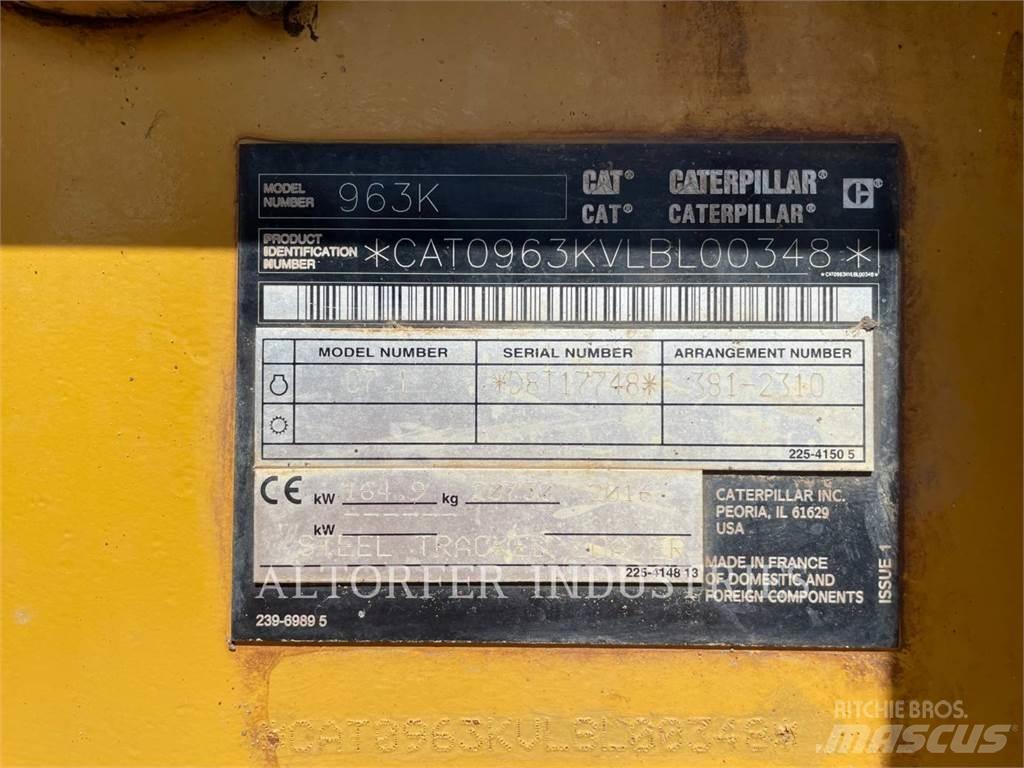 CAT 963K Pásové nakladače
