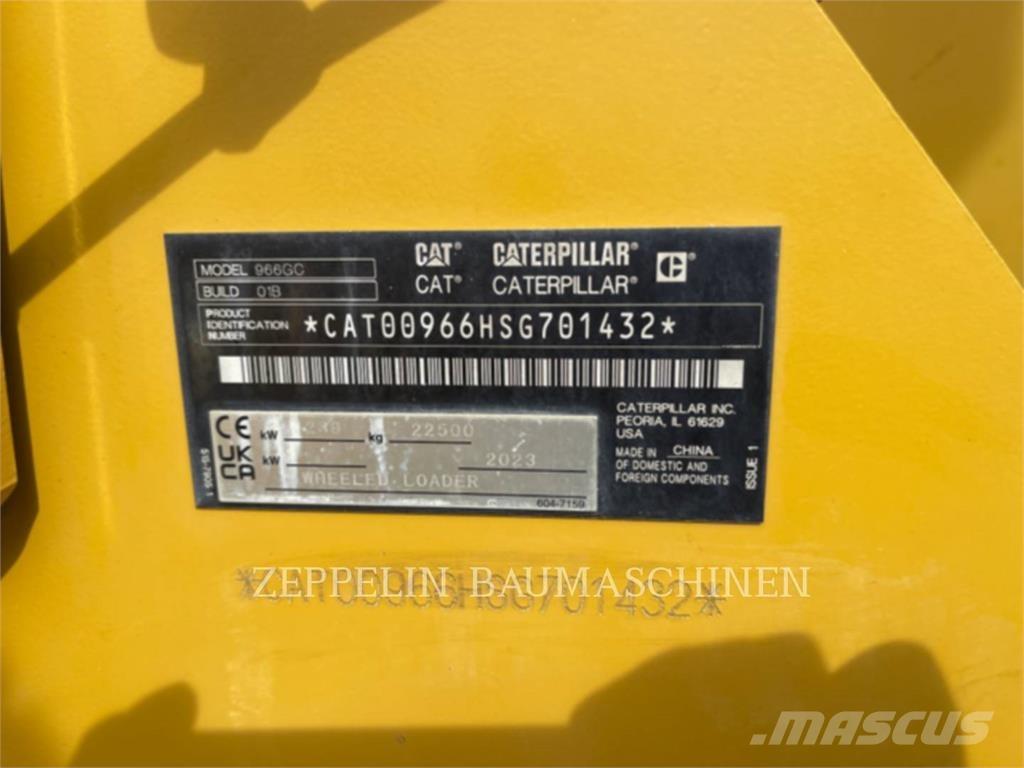 CAT 966GC Kolové nakladače