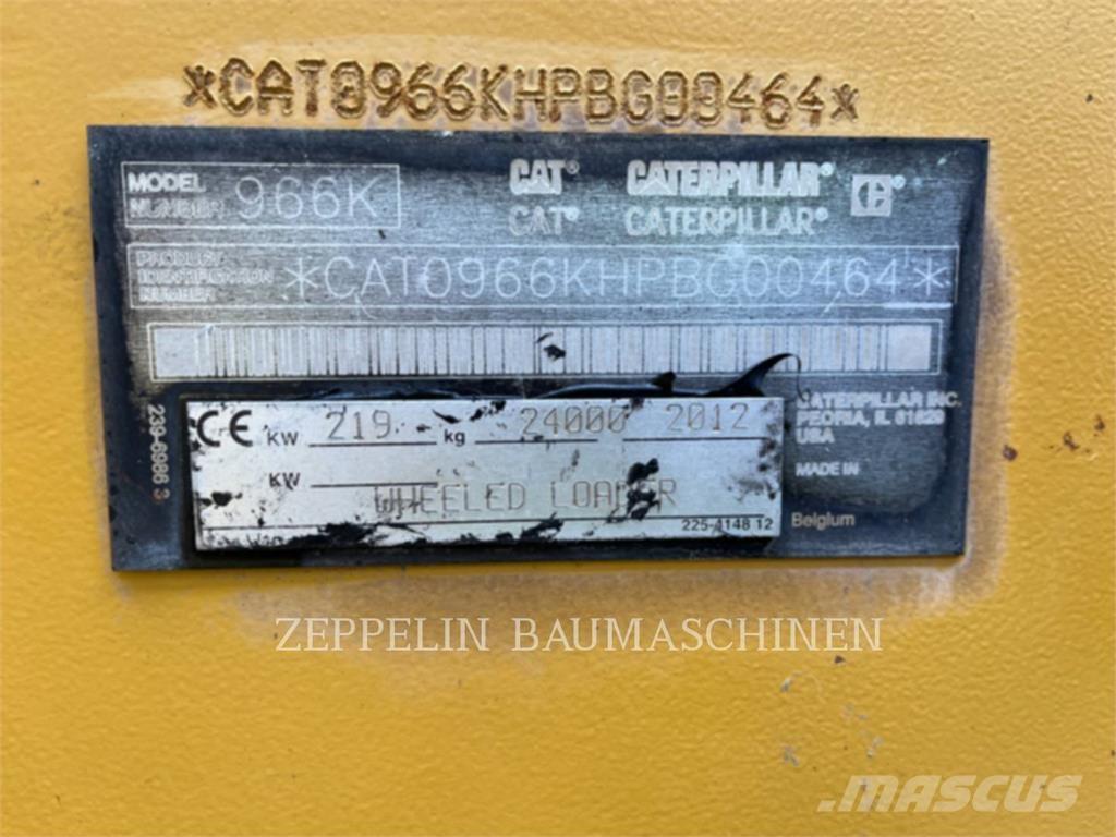 CAT 966K Kolové nakladače