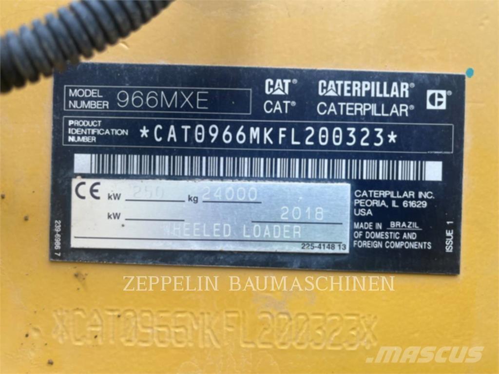 CAT 966MXE Kolové nakladače