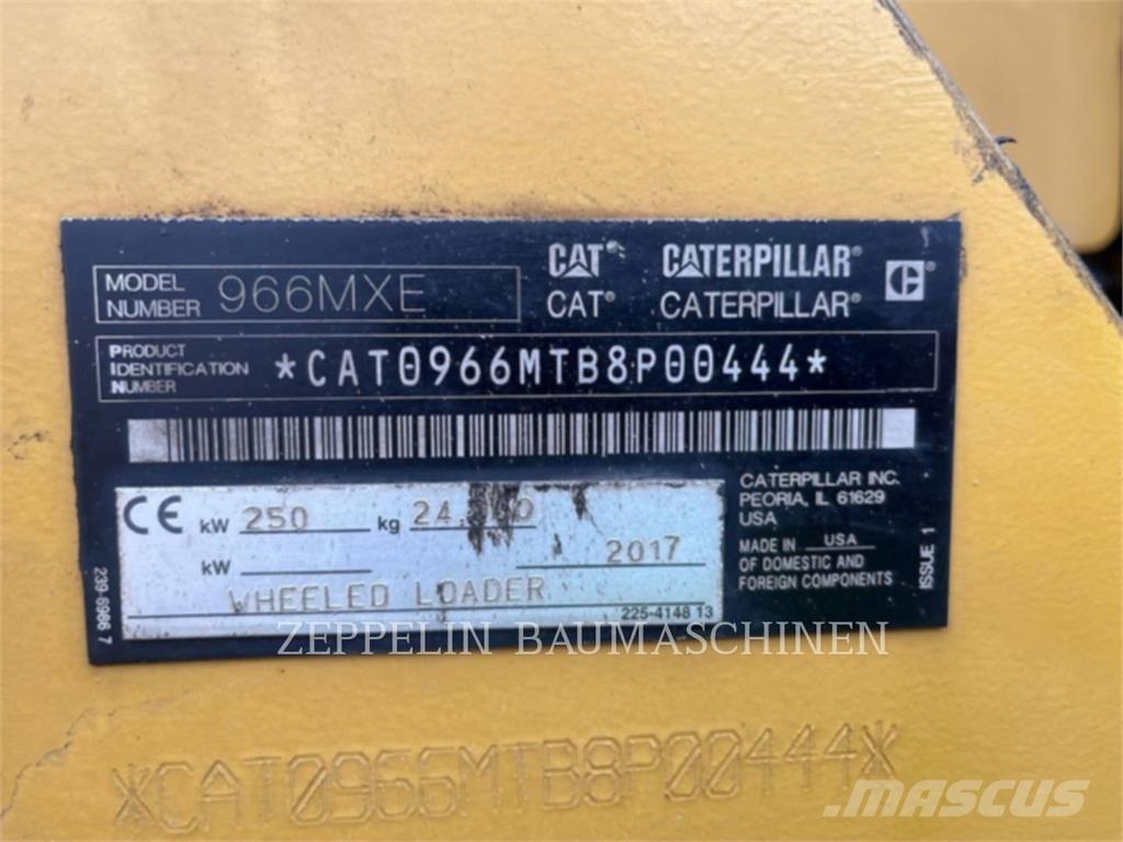 CAT 966MXE Kolové nakladače