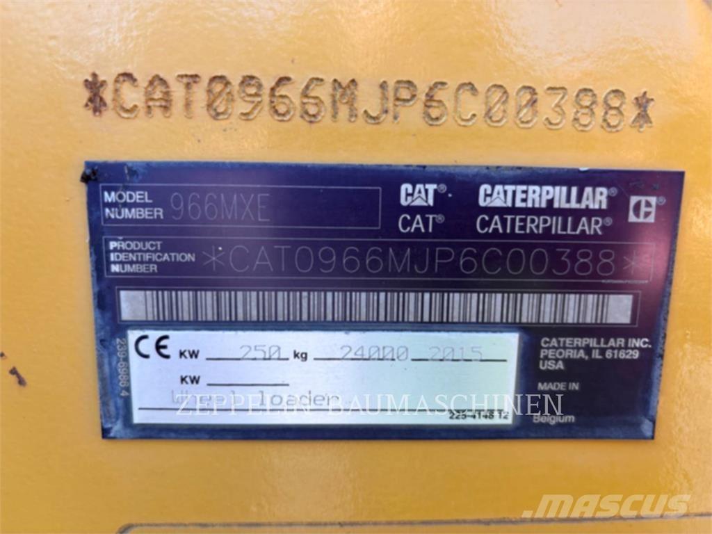 CAT 966MXE Kolové nakladače
