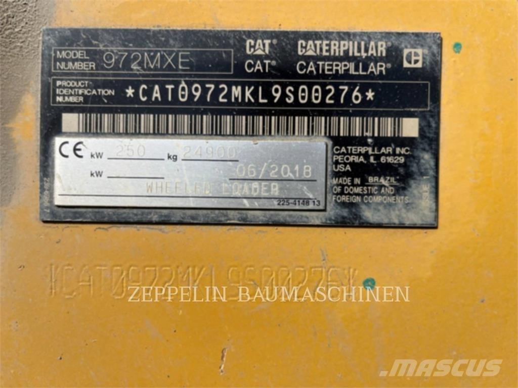 CAT 972MXE Kolové nakladače