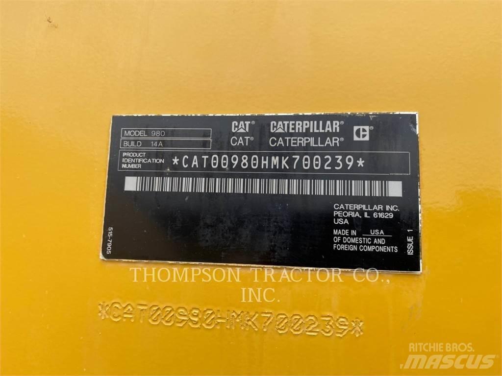 CAT 980 Kolové nakladače