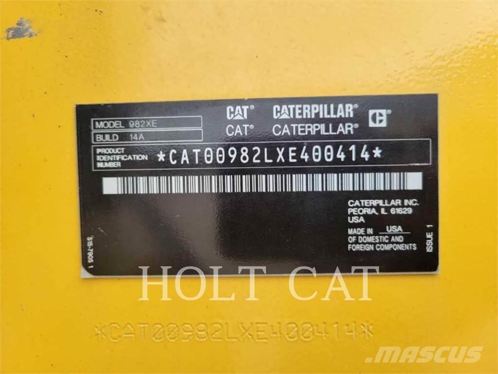 CAT 982 XE Kolové nakladače