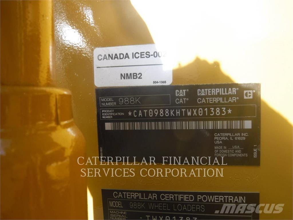 CAT 988K Kolové nakladače