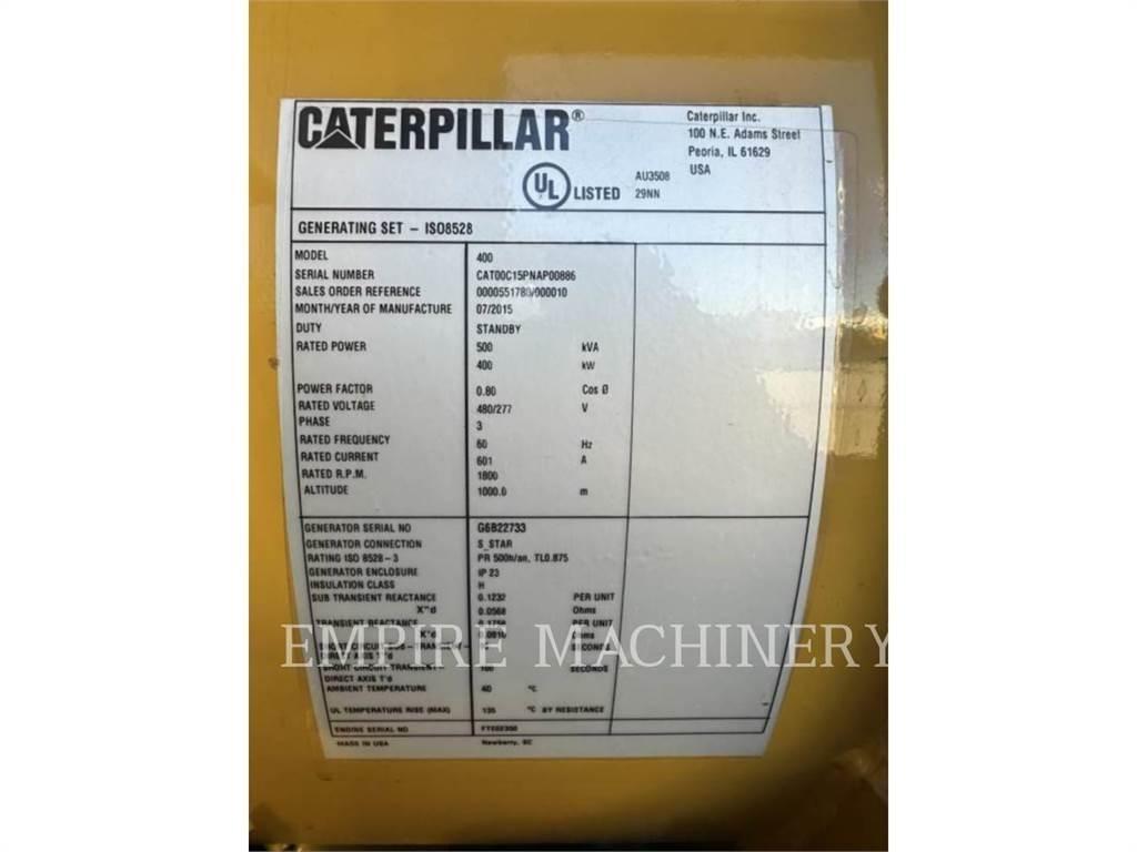 CAT C15 Naftové generátory