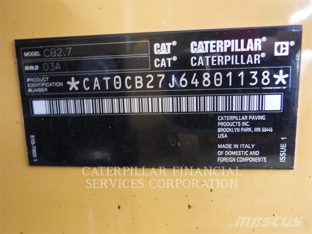 CAT CB2.703 Tandemové válce