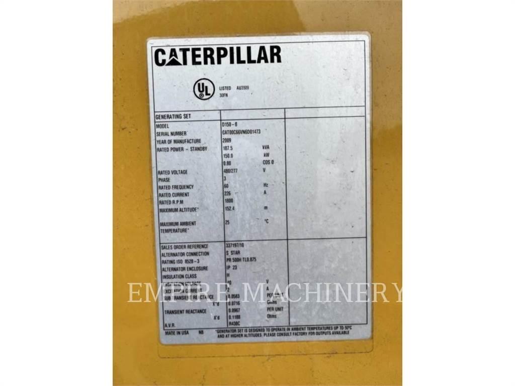 CAT D150 Naftové generátory