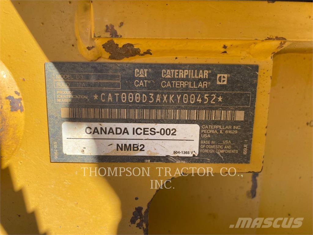 CAT D3LGP Pásové dozery