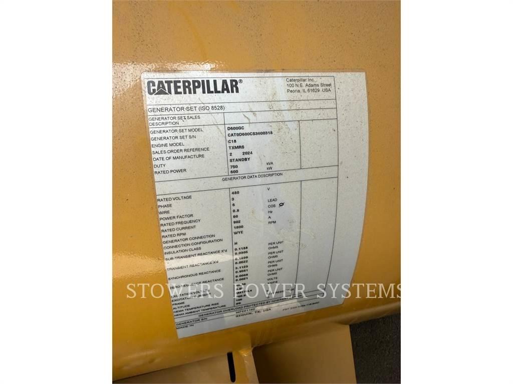 CAT D600GC Naftové generátory
