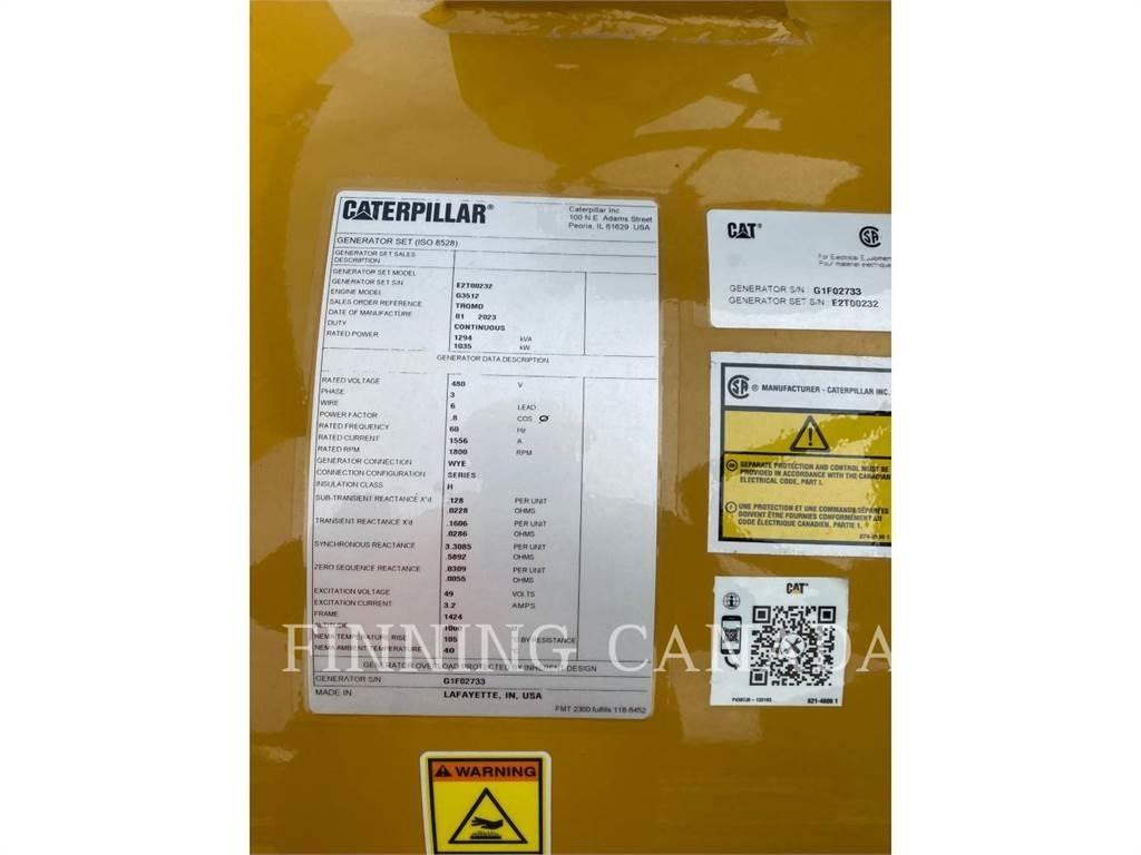 CAT G 3512 Naftové generátory