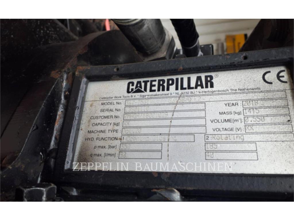 CAT G315B/D Klešťové drapáky