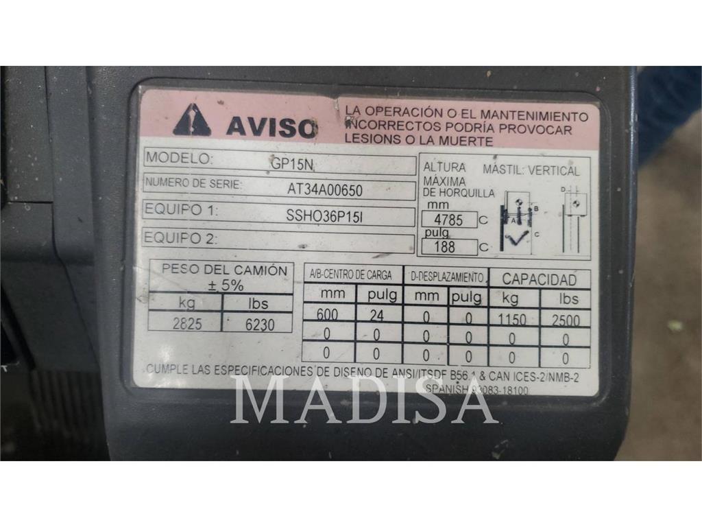 CAT GP15N5-LE LPG vozíky