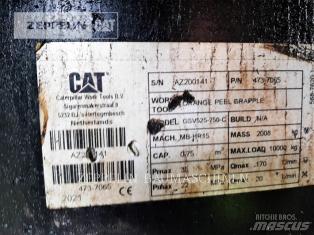 CAT GSV525 MEHRSCHALEN Klešťové drapáky