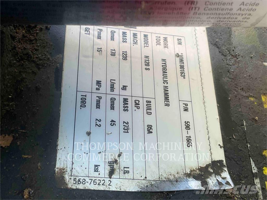 CAT H120ES Bourací kladiva / Sbíječky