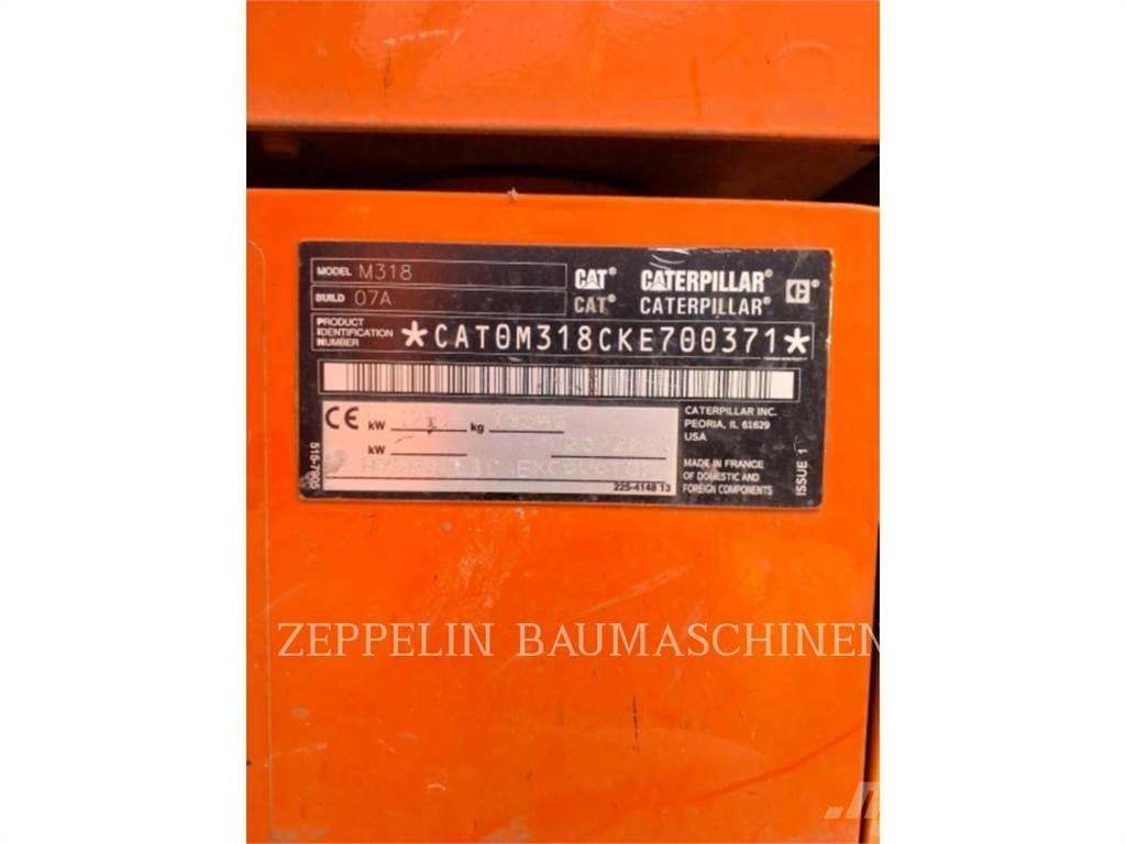 CAT M318-07A Kolová rýpadla
