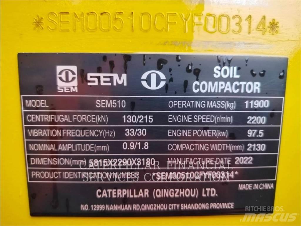 CAT SEM510 Tahačové válce