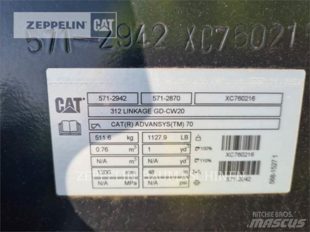 CAT TL1200 CW20 Lopaty