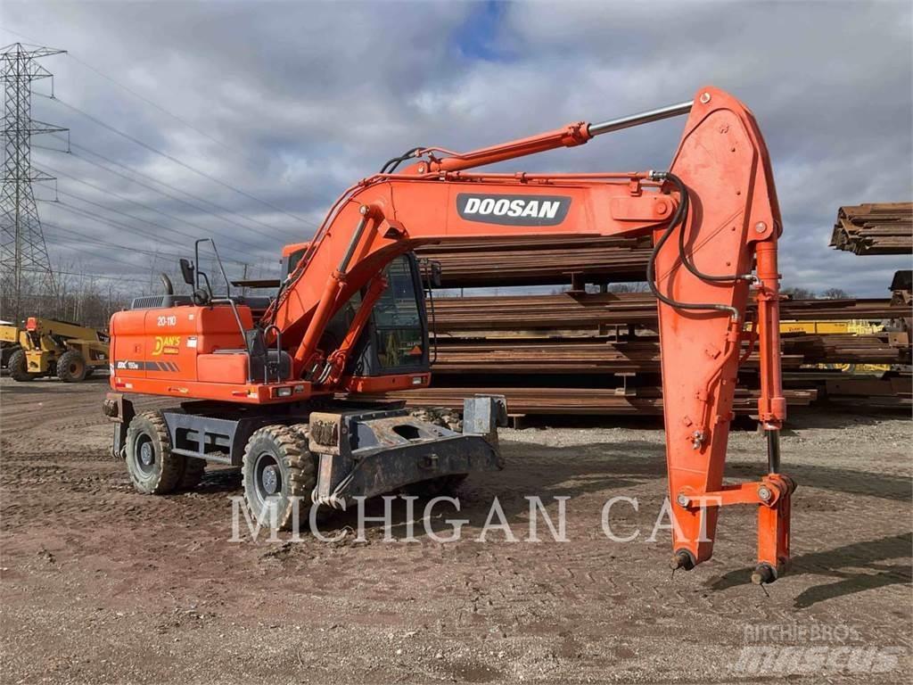 Doosan DX190W Kolová rýpadla