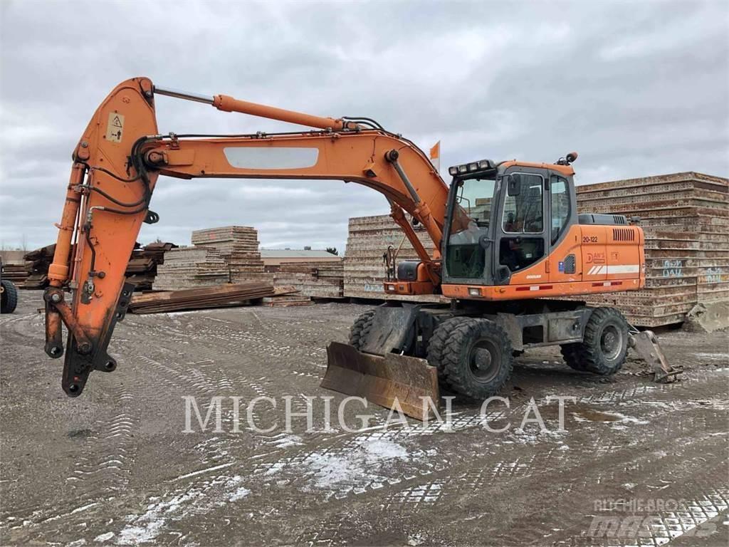 Doosan DX190W Kolová rýpadla