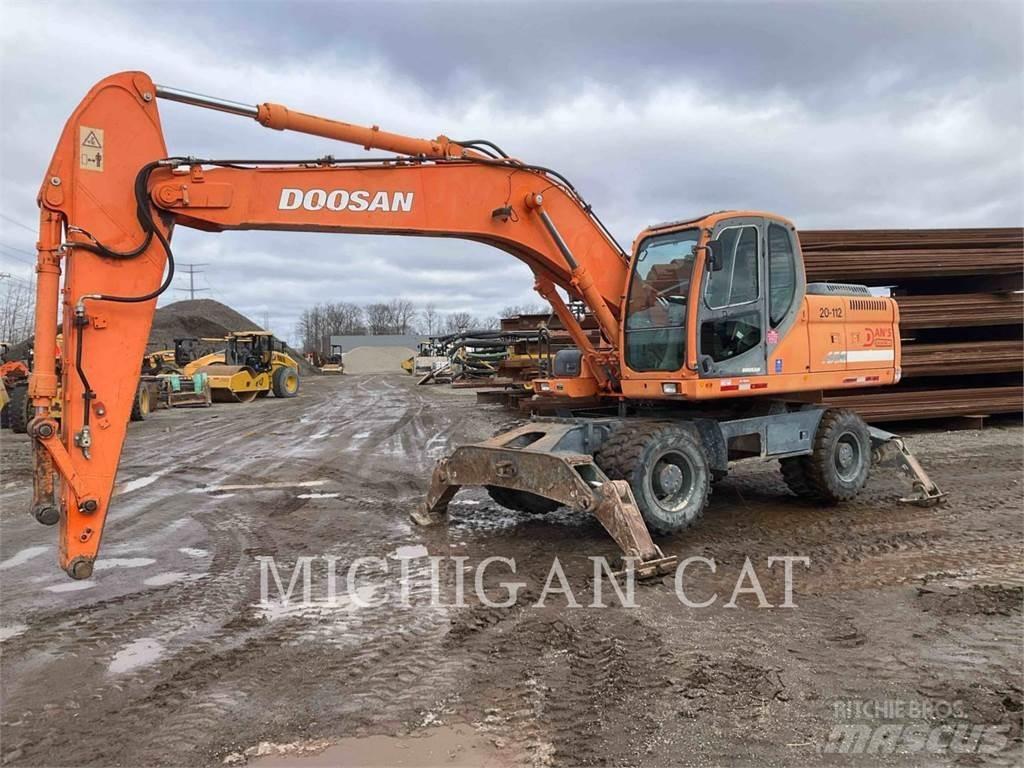 Doosan DX210W Kolová rýpadla